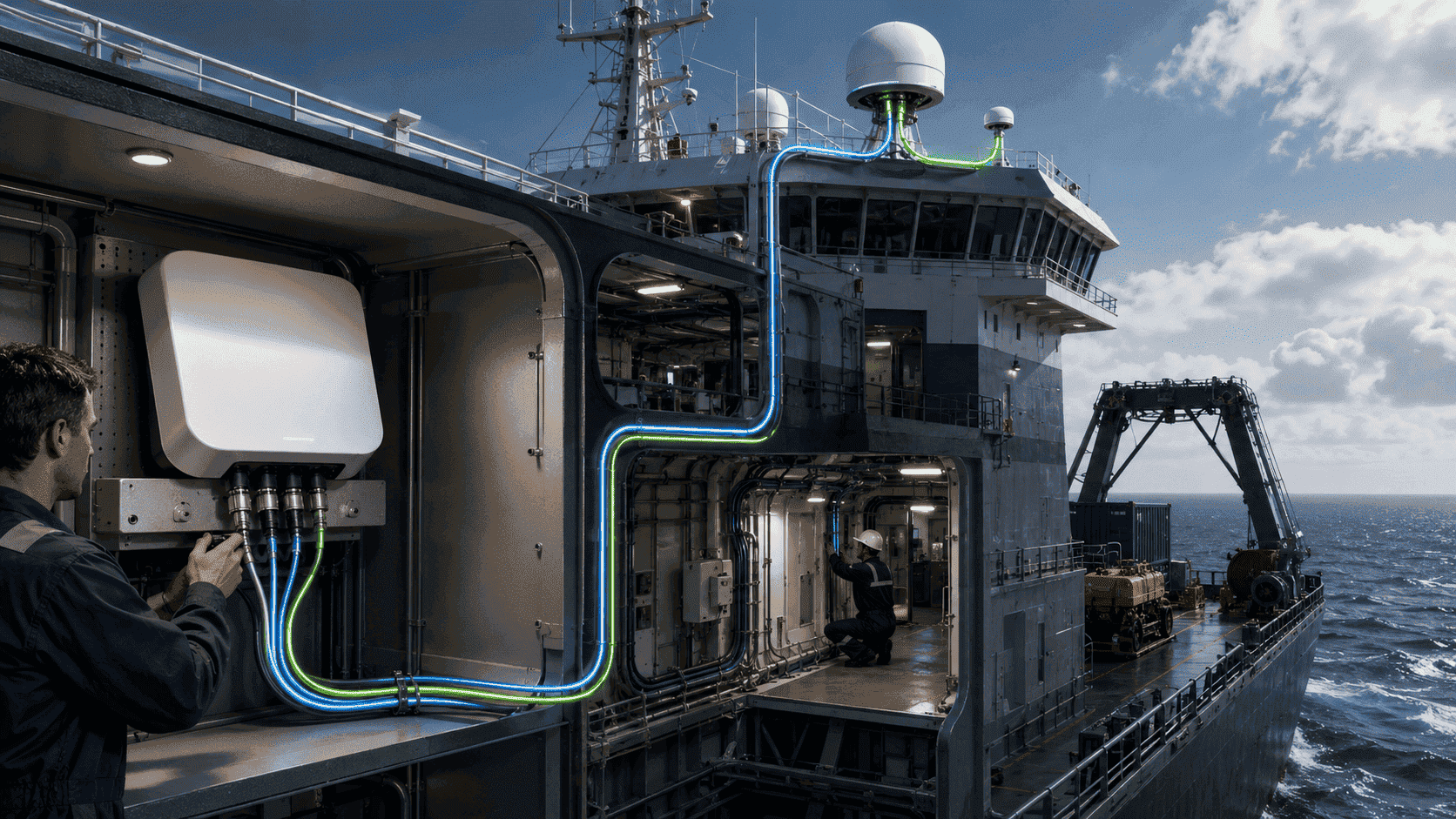 Beam IsatDock/Oceana 31m