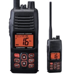 Standard Horizon HX400 5W Handheld VHF With CMP460 Speaker Microphone - Bộ Đàm VHF Cầm Tay Chuyên Nghiệp  kèm theo CMP460