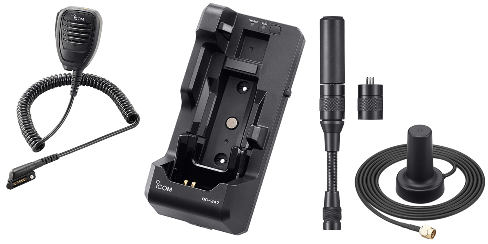 Bộ docking ICOM IC-SAT100 Vehicle Docking Kit cho xe chuyên dụng