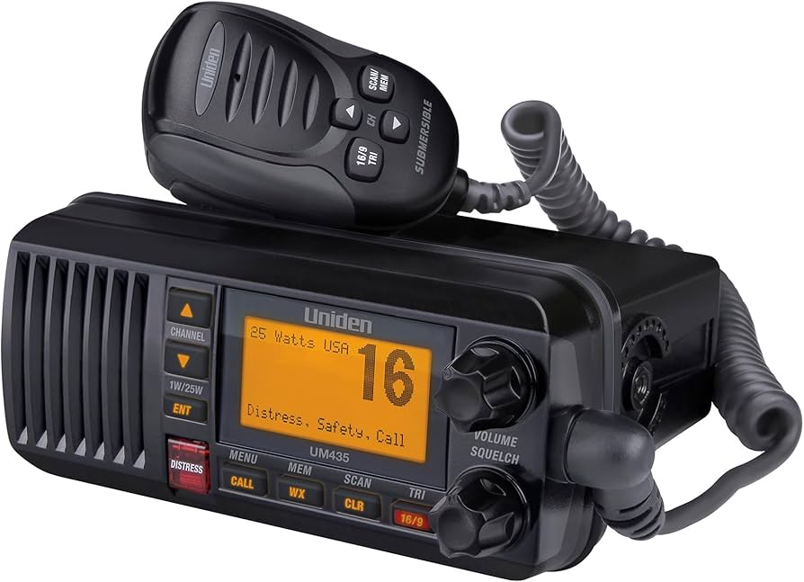 Bộ đàm VHF hàng hải Uniden UM385BK màu đen