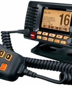 Uniden UM725G Black VHF Radio - Bộ Đàm Hàng Hải Cao Cấp Với GPS Tích Hợp