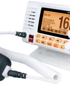 Uniden UM725G White VHF Radio - Bộ Đàm Hàng Hải Hiện Đại Với GPS Tích Hợp