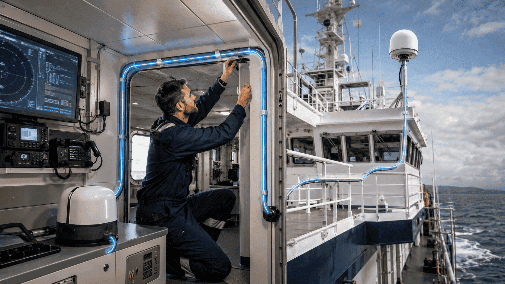 Beam IsatDock/Oceana 31m