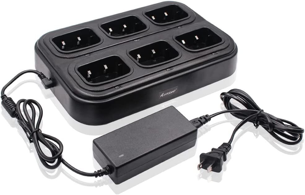 ICOM IC-SAT100 6 Way Battery Charger dùng cho đội nhóm Satellite PTT
