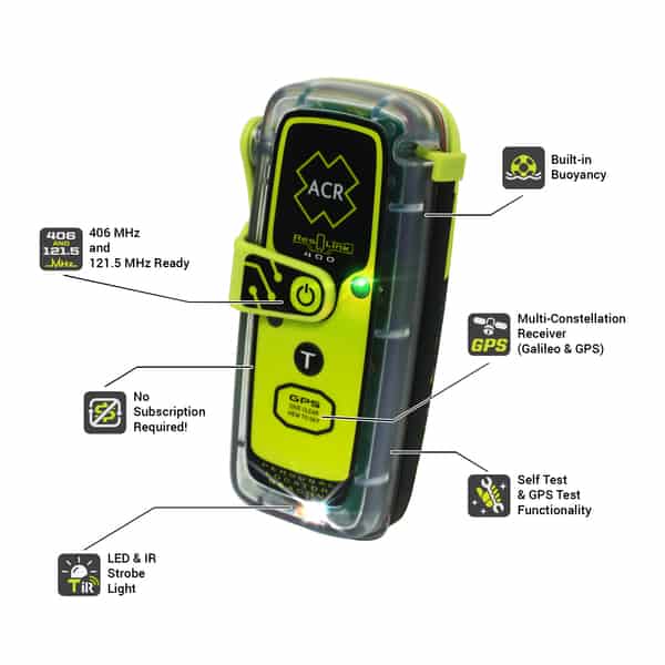 ACR ResQlink 400 PLB - Thiết Bị Định Vị Cá Nhân Cấp Cứu Tích Hợp GPS