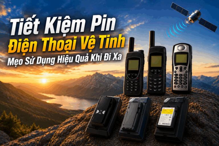 tiết kiệm pin điện thoại vệ tinh