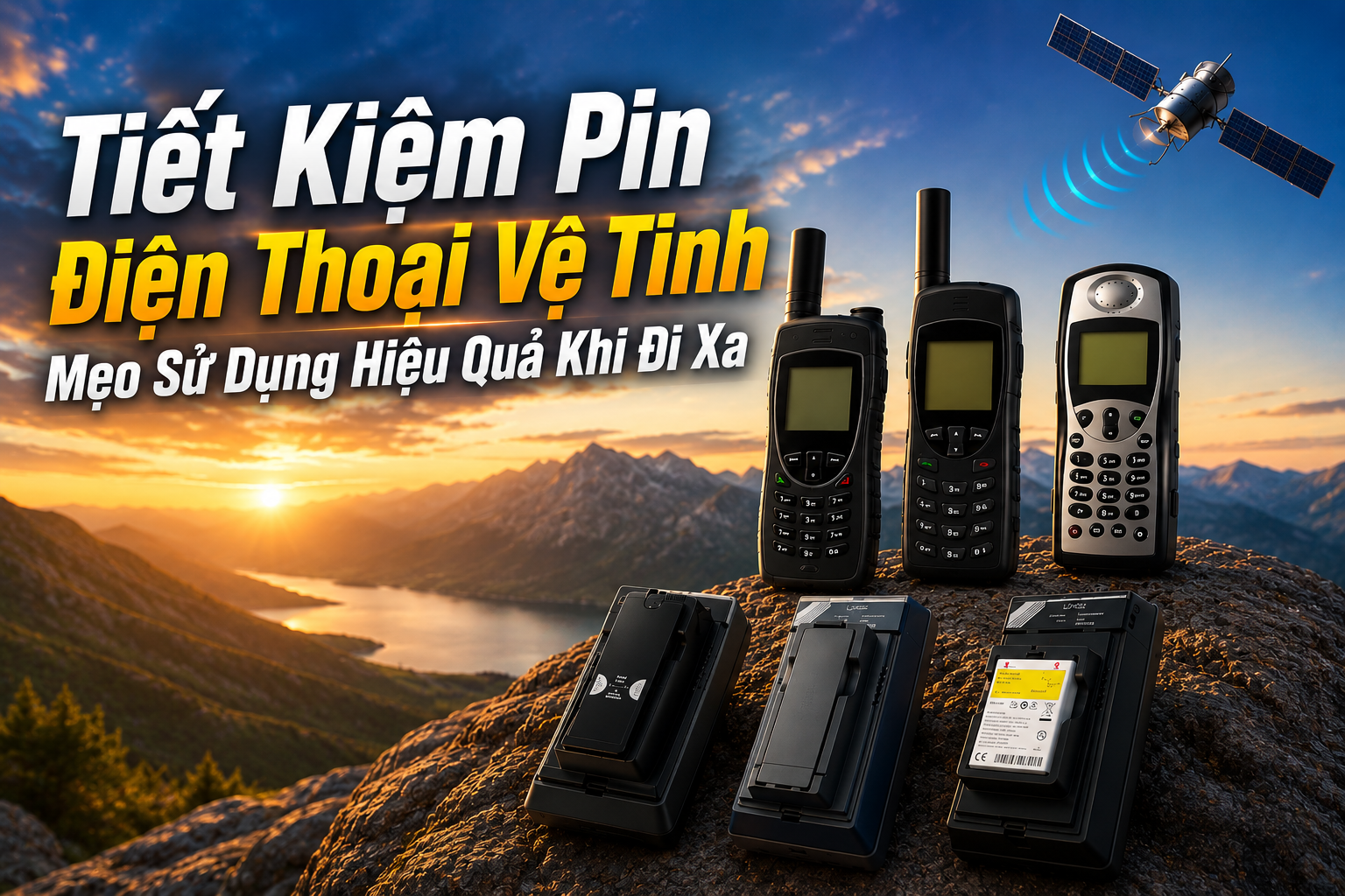 tiết kiệm pin điện thoại vệ tinh