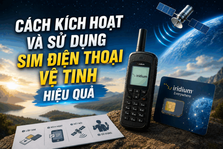 kích hoạt SIM điện thoại vệ tinh