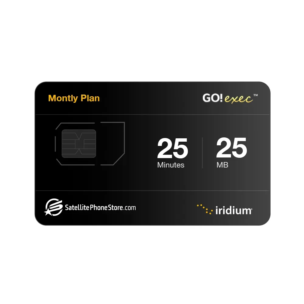 SIM Iridium GO Exec 25MB chính hãng