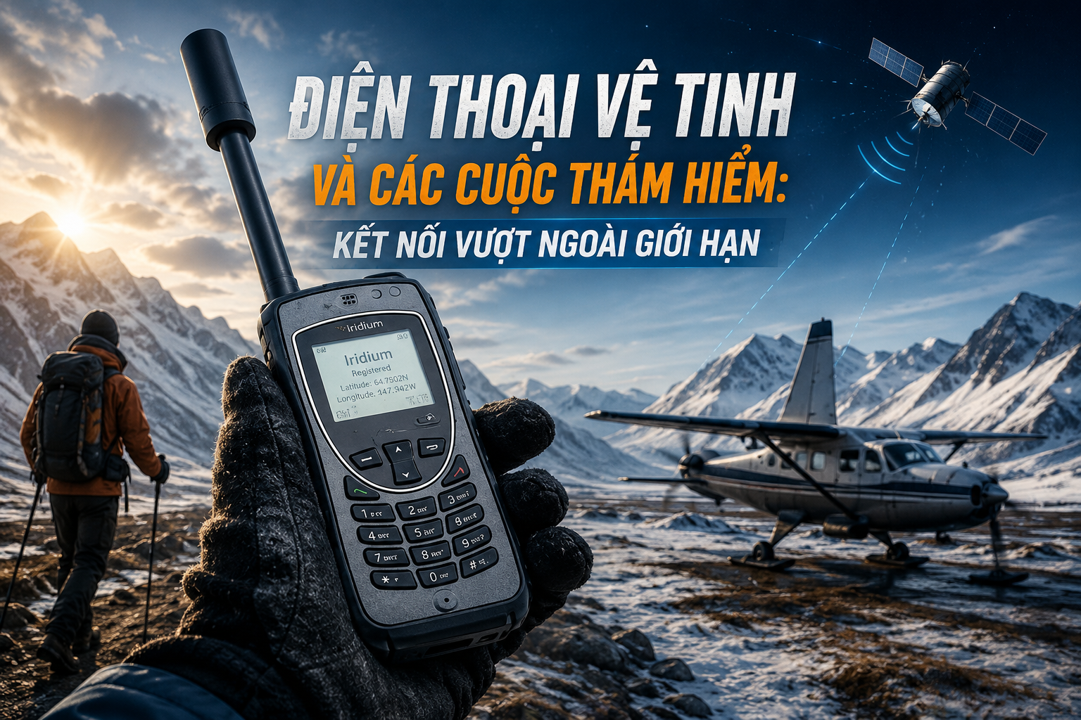 Điện thoại vệ tinh và các cuộc thám hiểm ở vùng núi xa xôi