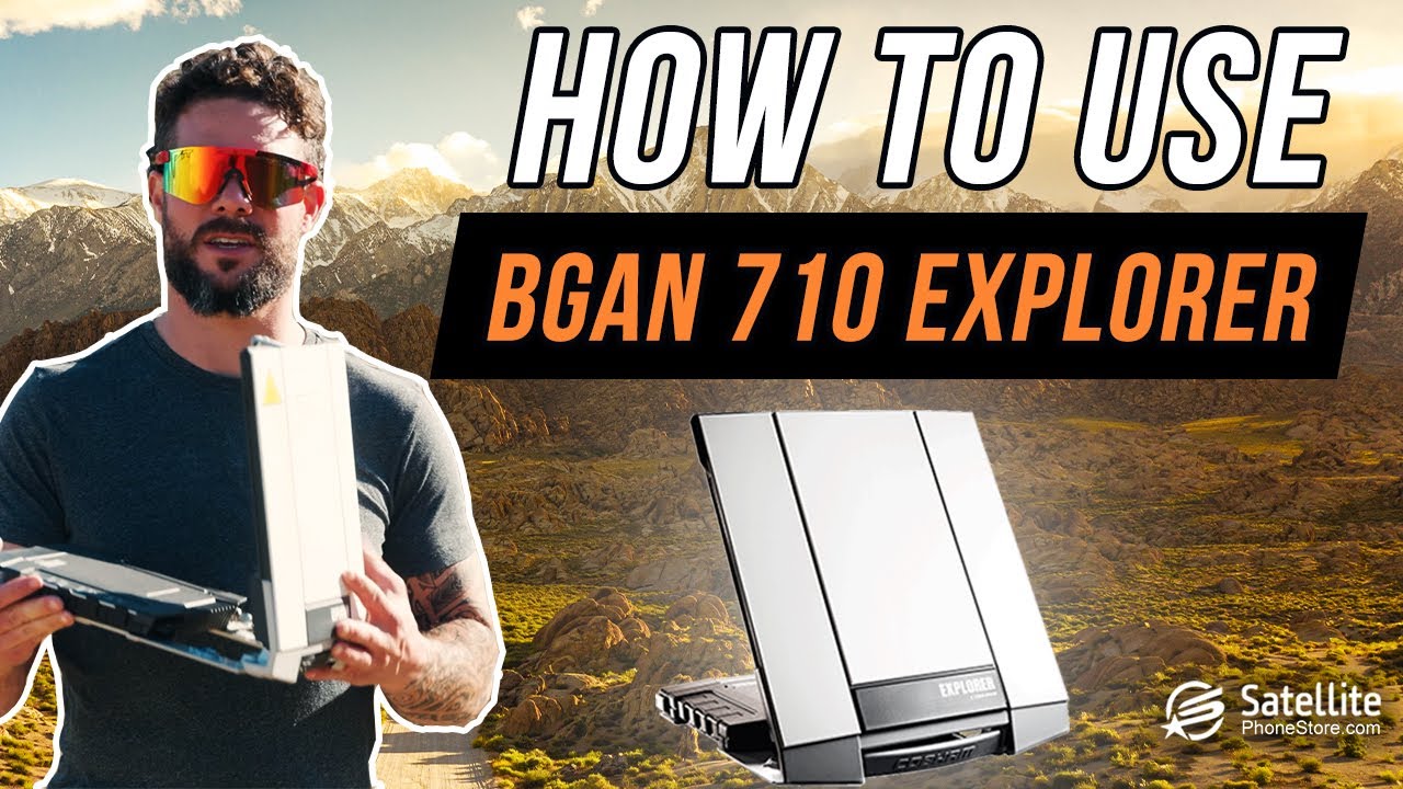 Cobham EXPLORER 710 Bộ phát WiFi vệ tinh BGAN tốc độ cao cho hiện trường