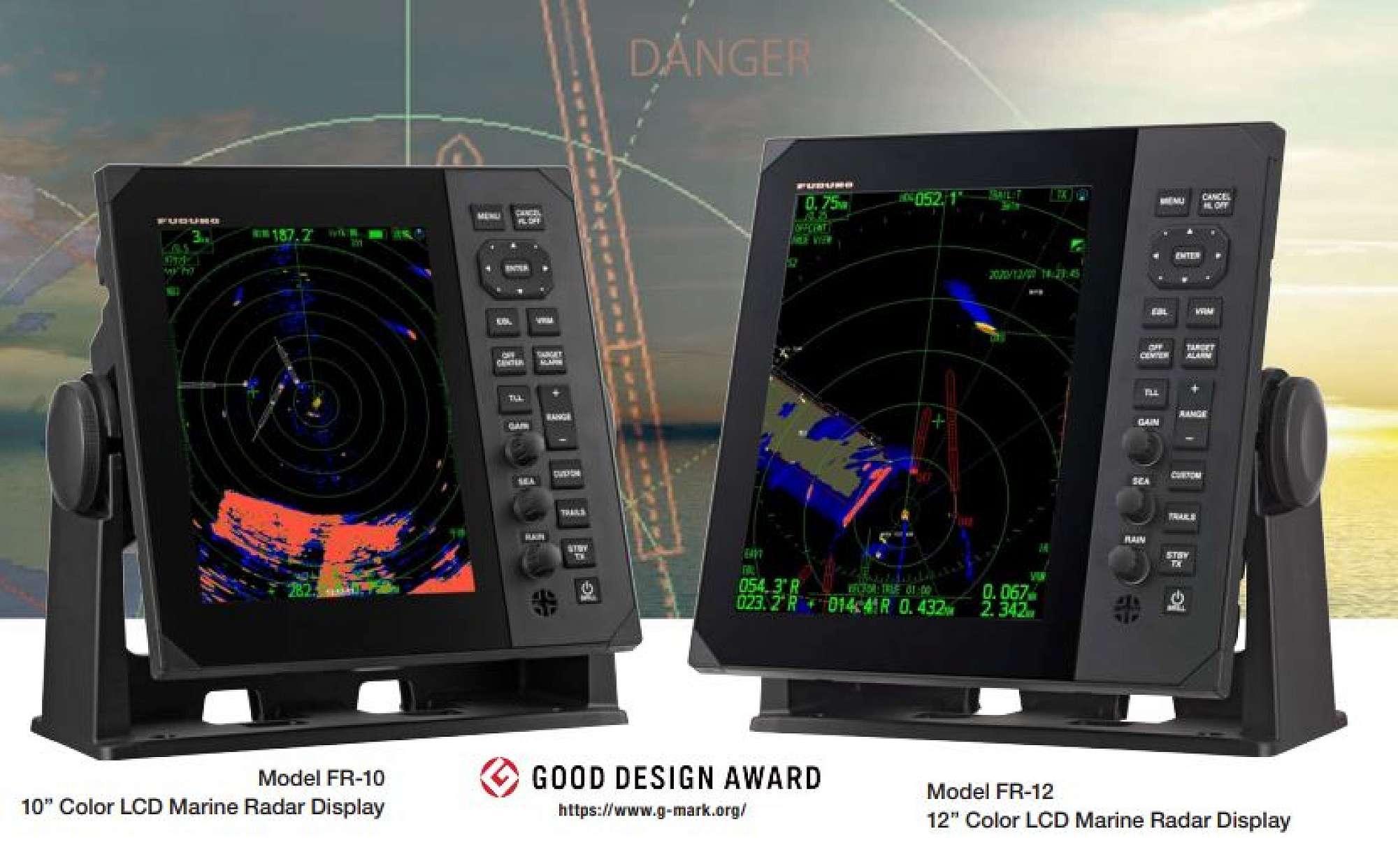Màn hình radar Furuno FR-10 và FR-12 cho tàu biển