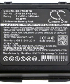 Pin Sạc Model TT-CS-FNB80TW.1 Yaesu
