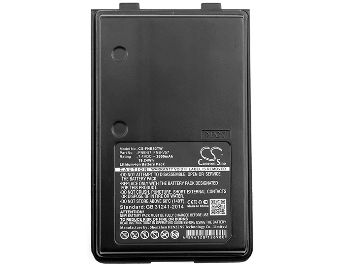 Pin Sạc Model TT-CS-FNB83TW.2 Vertex Standard