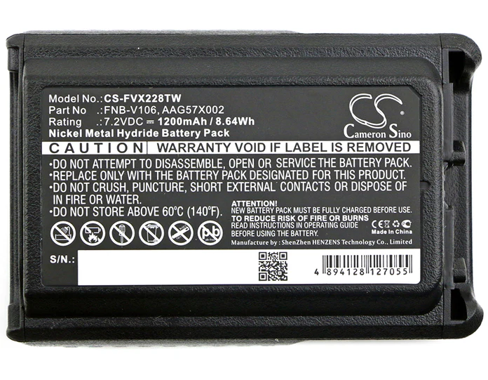 Pin Sạc Model TT-CS-FVX228TW.3 BearCom