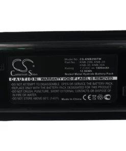 Pin CS-KNB290TW Ni-MH 1800mAh Cho Bộ Đàm Kenwood TK-2200, TK-3200 Và NX-240