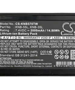 Pin TT-CS-KNB570TW Kenwood