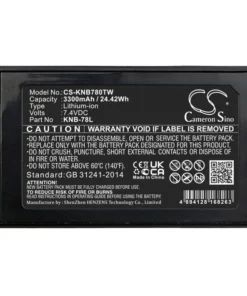 Pin CS-KNB780TW Li-ion 3300mAh Cho Bộ Đàm Kenwood NX-220, NX-320 Và TK-2140
