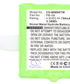 Pin CS-MIM99TW.1 Ni-MH 700mAh