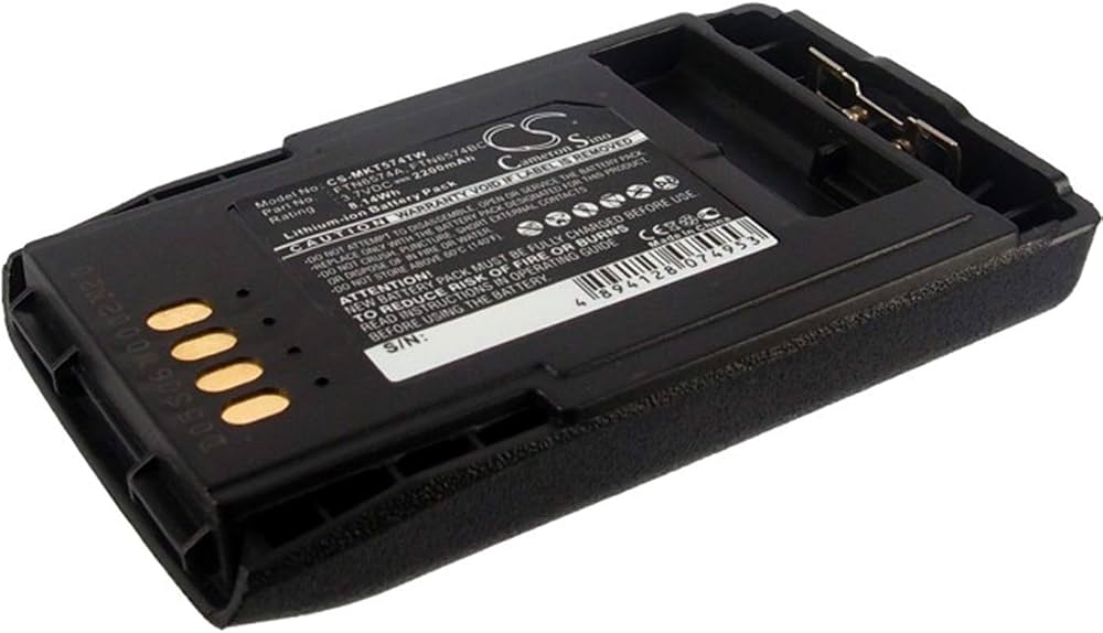Pin CS-MKT574TW Li-ion 2200mAh Cho Bộ Đàm Motorola MTP850, CEP400 Và MTP800