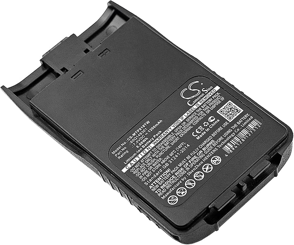 Pin CS-MTP818TW.1 7.4V màu đen