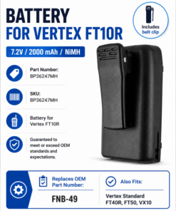 Pin bộ đàm Vertex FT10R