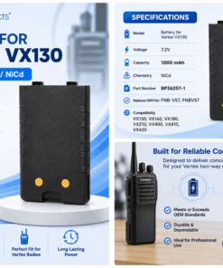 Pin bộ đàm Vertex VX130