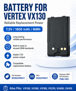 Pin bộ đàm Vertex VX130