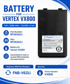 Pin bộ đàm Vertex VX800