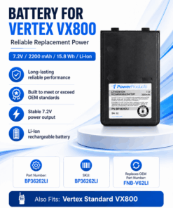 Pin bộ đàm Vertex VX800
