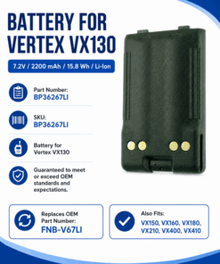Pin bộ đàm Vertex VX130