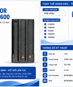 Pin bộ đàm Vertex VX600