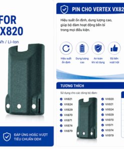 Pin bộ đàm Vertex VX820