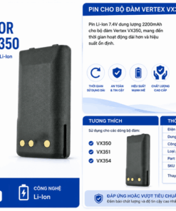 Pin bộ đàm Vertex VX350