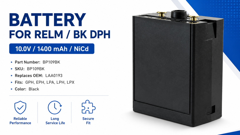 Pin bộ đàm Relm/BK DPH