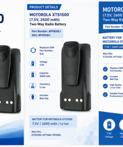 Pin Motorola XTS1500