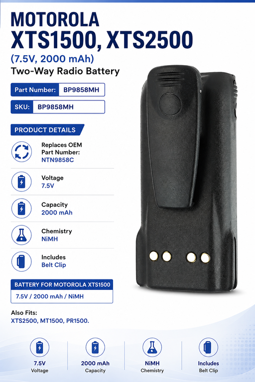 Pin bộ đàm Motorola XTS1500