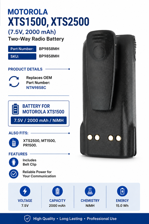 Pin bộ đàm Motorola XTS1500