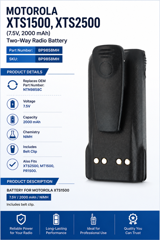 Pin bộ đàm Motorola XTS1500