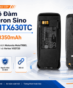 Pin Bộ Đàm Cameron Sino CS-MTX630TC 7.4V 3350mAh Cho Motorola MotoTRBO, XPR, XiR Và Vertex VXD720