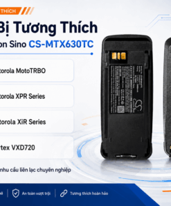 Pin Bộ Đàm Cameron Sino CS-MTX630TC 7.4V 3350mAh Cho Motorola MotoTRBO, XPR, XiR Và Vertex VXD720