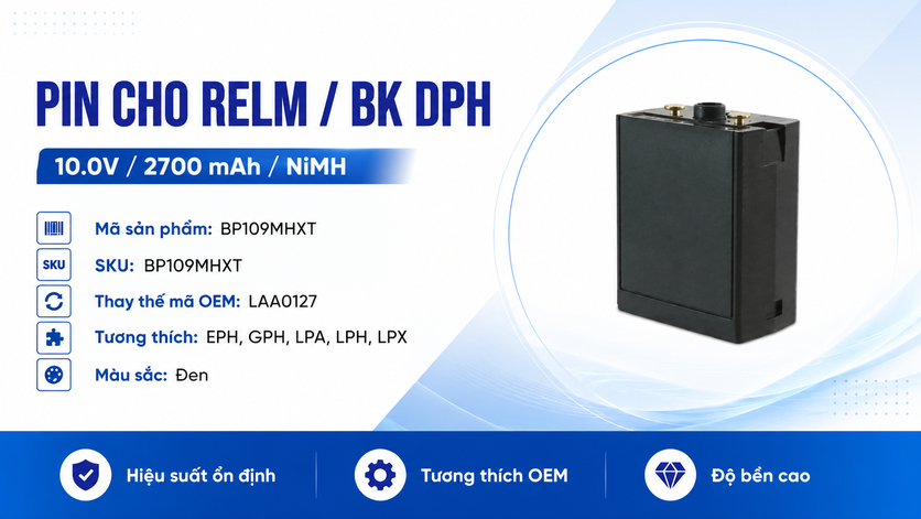 Pin bộ đàm Relm/BK DPH
