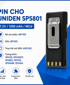 Pin bộ đàm Uniden SPS801