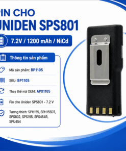 Pin bộ đàm Uniden SPS801
