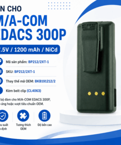 Pin bộ đàm M/A-COM EDACS 300P