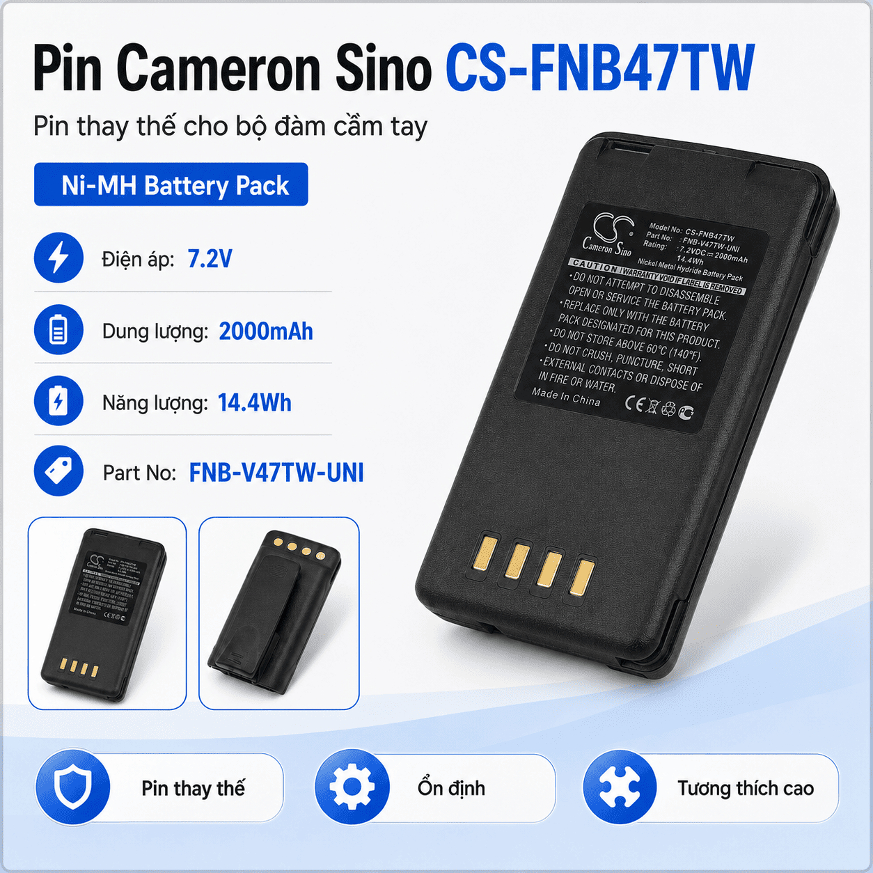Pin TT-CS-FNB47TW.2 Vertex Standard