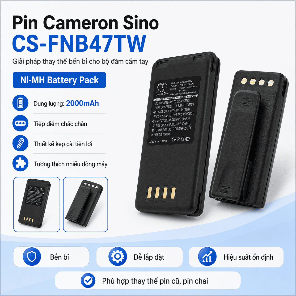 Pin TT-CS-FNB47TW.2 Vertex Standard