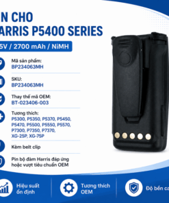 Pin bộ đàm Harris P5400