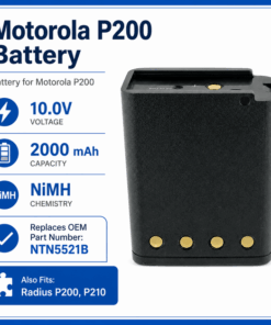 Pin bộ đàm Motorola P200