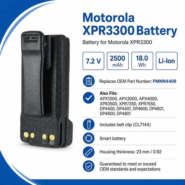 Pin bộ đàm Motorola XPR3300